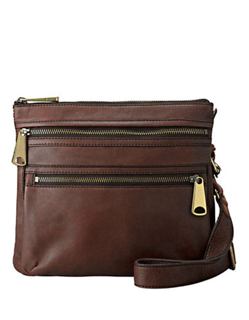 Fossil Explorer Crossbody - Espresso