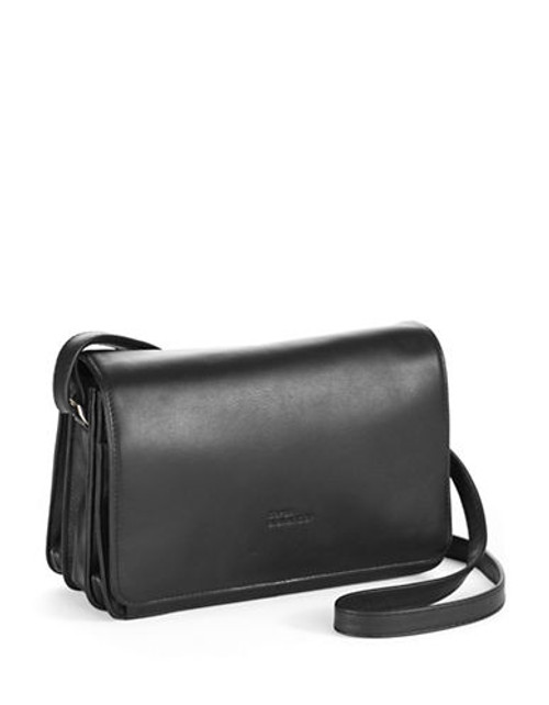 Derek Alexander East West Full Flap Organizer - Black