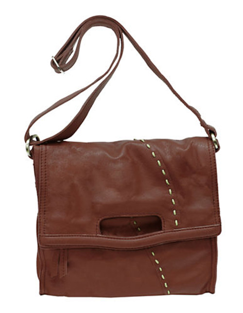 Lucky Brand Savanah Foldover Crossbody - Brandy