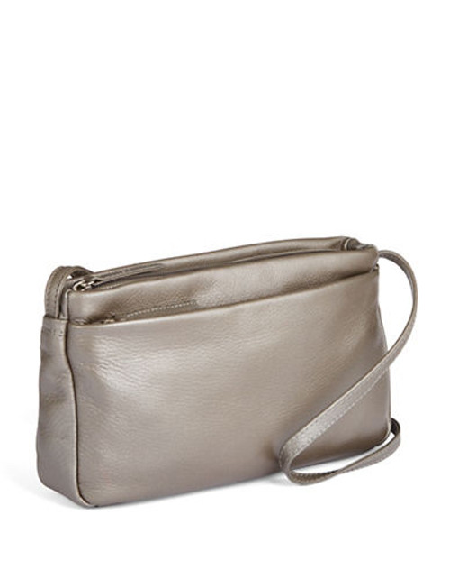 Derek Alexander Small East West Three Top Zip - Silver