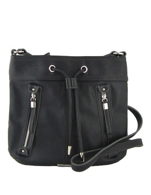 Nine West In The Fray Medium Crossbody - Black