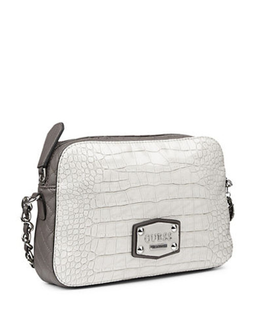 Guess Clarksville Crossbody - Bone Multi