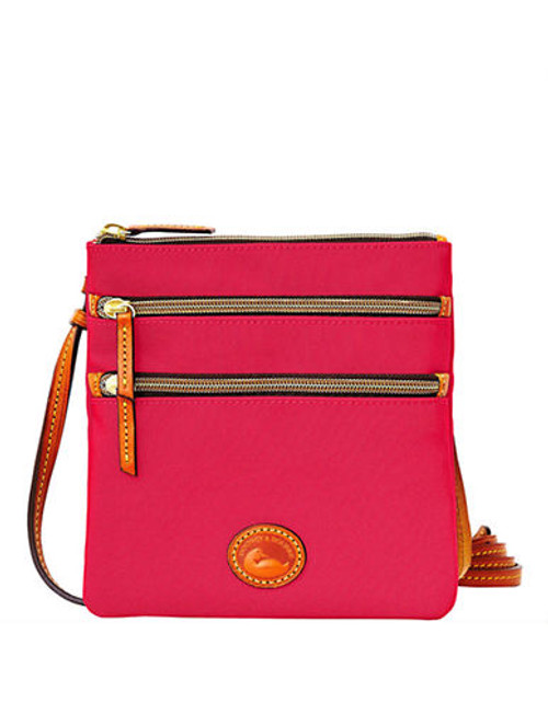 Dooney & Bourke North South Triple Zip - Pink