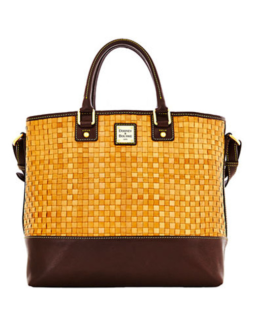 Dooney & Bourke Woven Shopper - Caramel