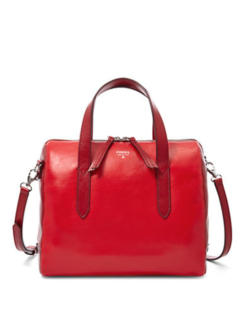 Fossil Sydney Satchel - Red