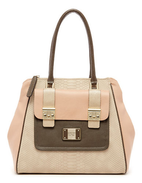 Guess Atylia Retro Satchel - Stone Multi