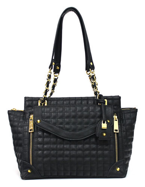 Jessica Simpson Carlyle Satchel - Black