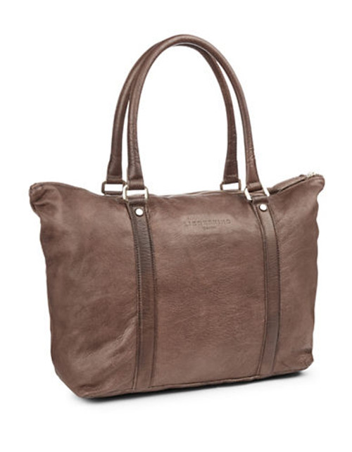 Liebeskind Zip Top Leather Tote - CHERRYWOOD