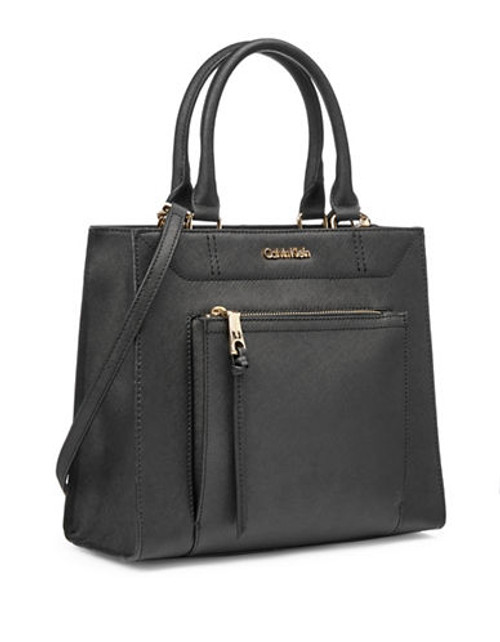 Calvin Klein Key Item Mini Tote - Black/Gold