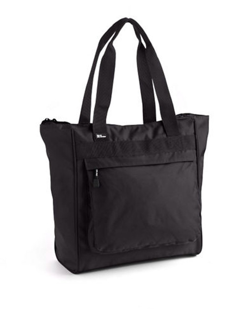 Derek Alexander Large Top Zip Shopper - Black