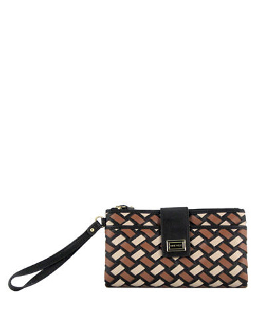 Nine West Show Stopper Small Wristlet Wallet - Black Multi