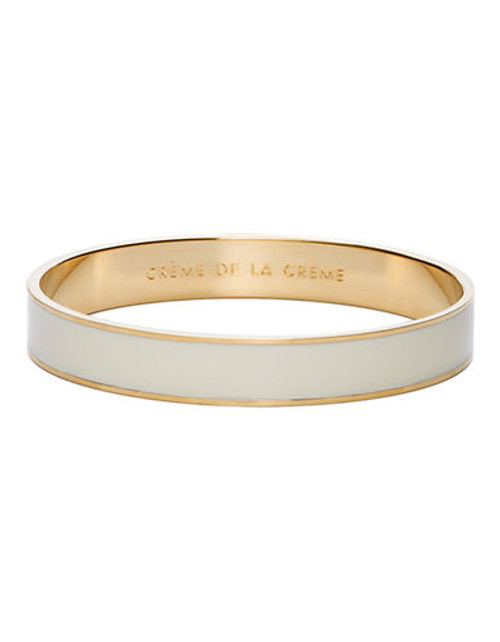 Kate Spade New York Idiom Bangles creme de la creme - solid - Cream