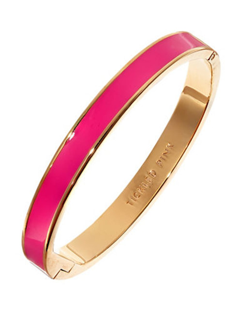 Kate Spade New York Tickled Pink Idiom Bangle Bracelet - Pink