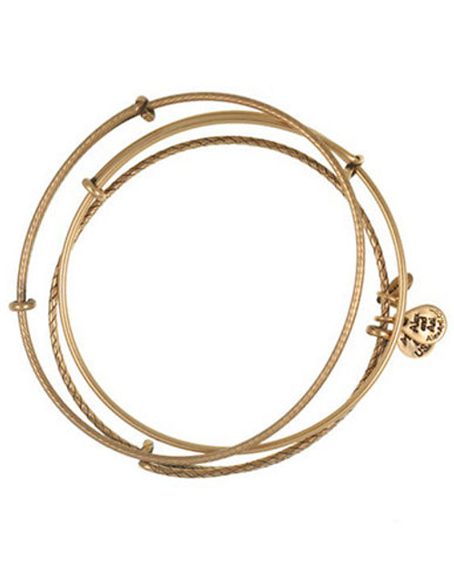 Alex And Ani Set Of 3 - Gold