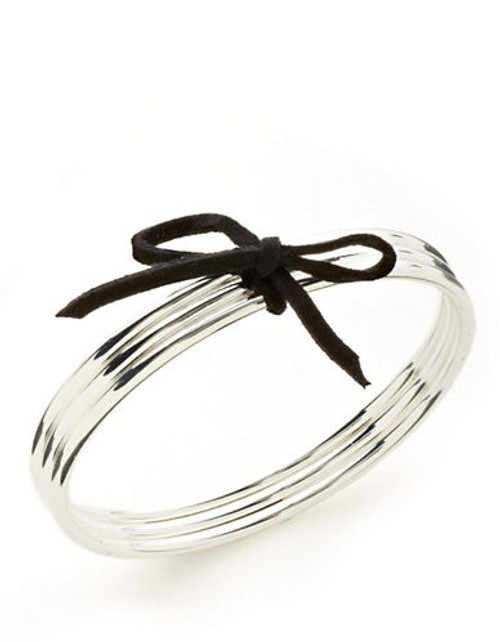 Lauren Ralph Lauren 3 Bangles Set - Silver