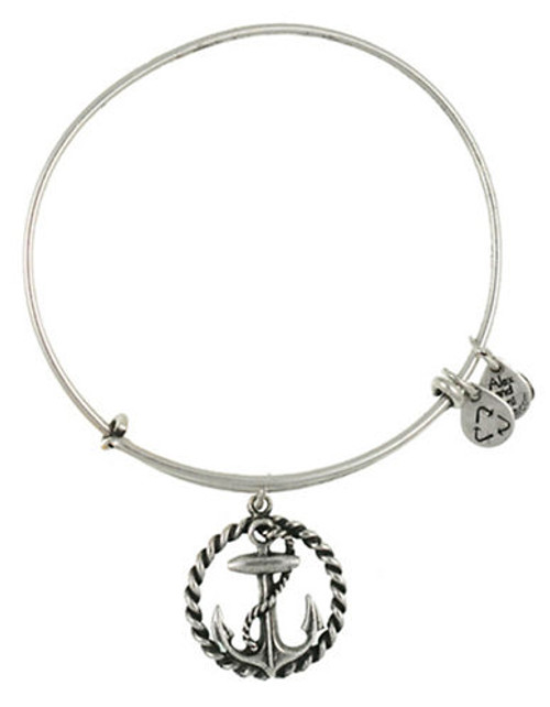 Alex And Ani Nautical Charm Bangle - Silver