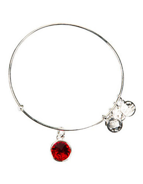 Alex And Ani July Birthstone Charm Bangle - Silver