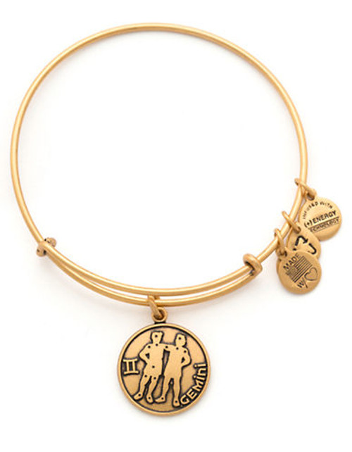 Alex And Ani Gemini Ii Charm Bangle - Gold