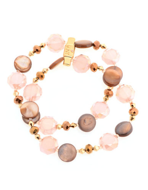 Jones New York 2 row stretch bracelet - Pink