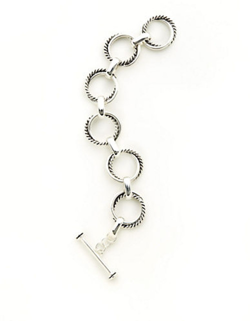 Lauren Ralph Lauren Twisted Link Bracelet - Silver