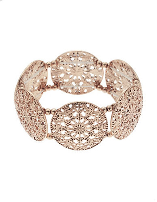 Expression Filigree Stretch Bracelet - Gold