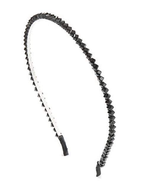 Expression Faceted Stone Alice Band - Black