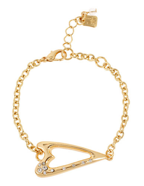 Robert Lee Morris Soho Metal Charm Bracelet - Gold