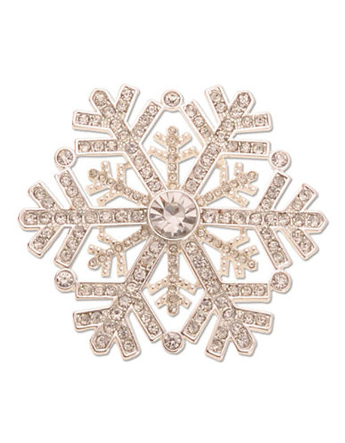 Jones New York Boxed Snowflake Pin - Silver