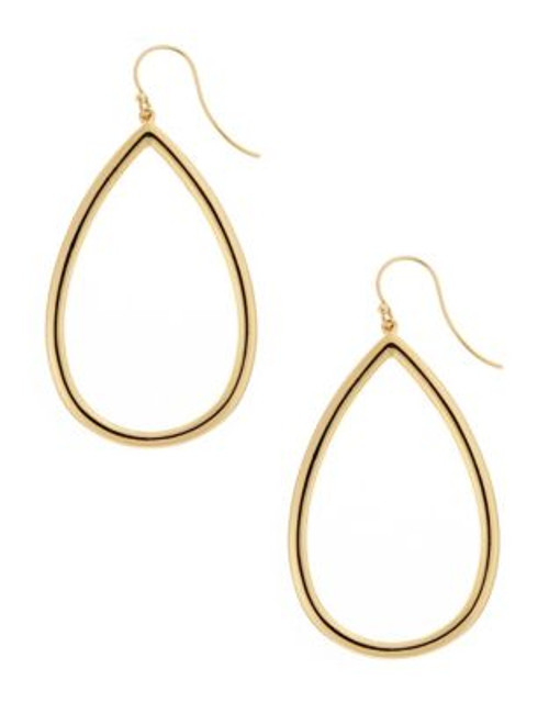 Nadri large Gold Teardrop Earrings - GOLD