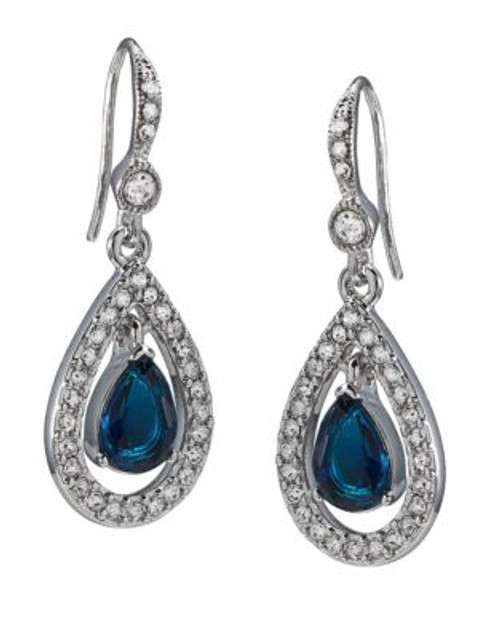 Carolee Simply Blue Briolet Drop Earring - BLUE