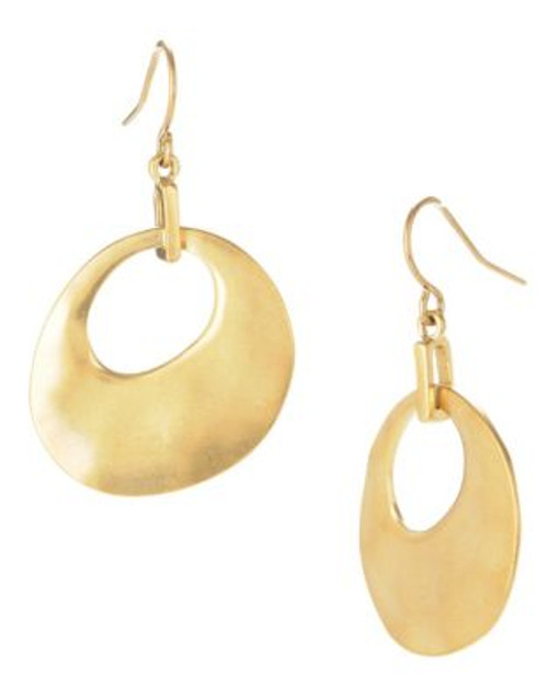 Kenneth Cole New York Circle Drop Earring - GOLD