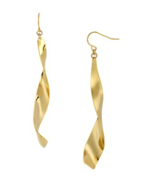 Robert Lee Morris Soho Linear Twist Earring - GOLD