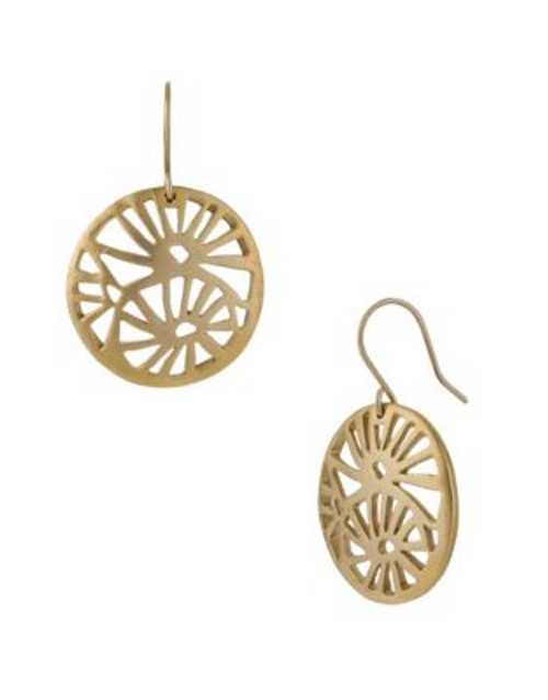 Kenneth Cole New York Round Filigree Drop Earring - GOLD