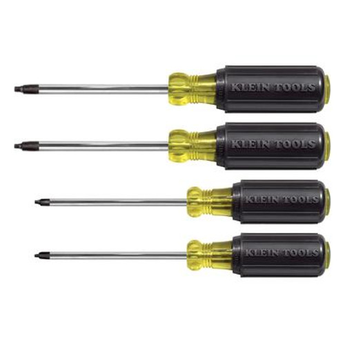 4-Piece Square Recess Screwdriver Set