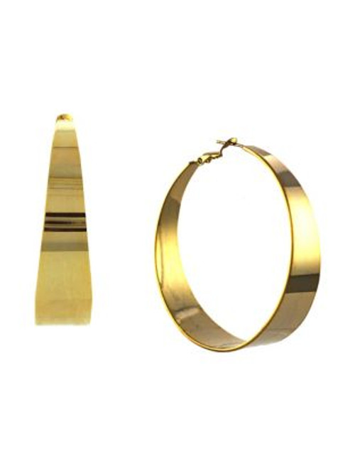 Vince Camuto Gold Tapered Hoop - GOLD