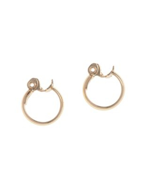 Anne Klein Large Hoop Clip Earring - GOLD