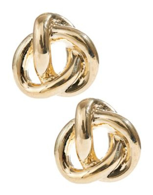 Robert Lee Morris Soho Twisted Stud Earrings - GOLD