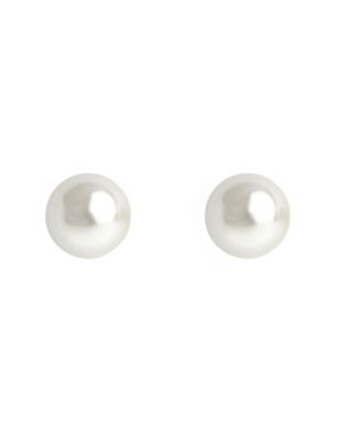 Anne Klein Pearl Stud Earring - WHITE