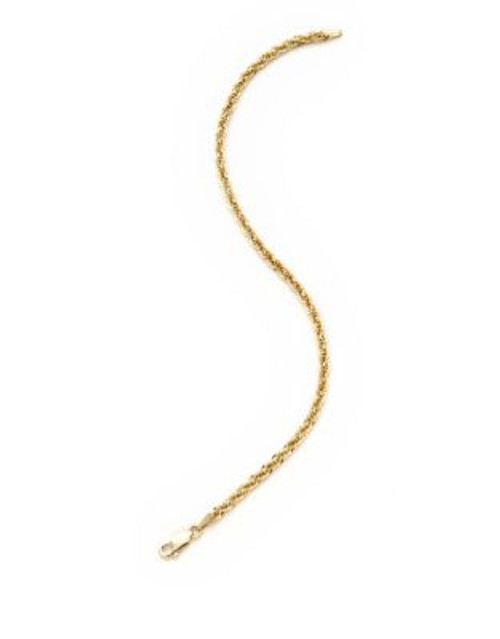 Fine Jewellery 14K Yellow Gold Fancy Hollow Link Bracelet - YELLOW GOLD