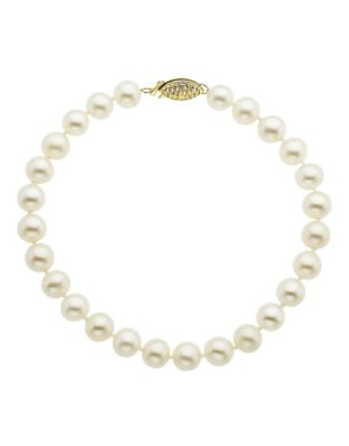 Fine Jewellery 14K Yellow Gold Freshwater Pearl Bracelet - PEARL