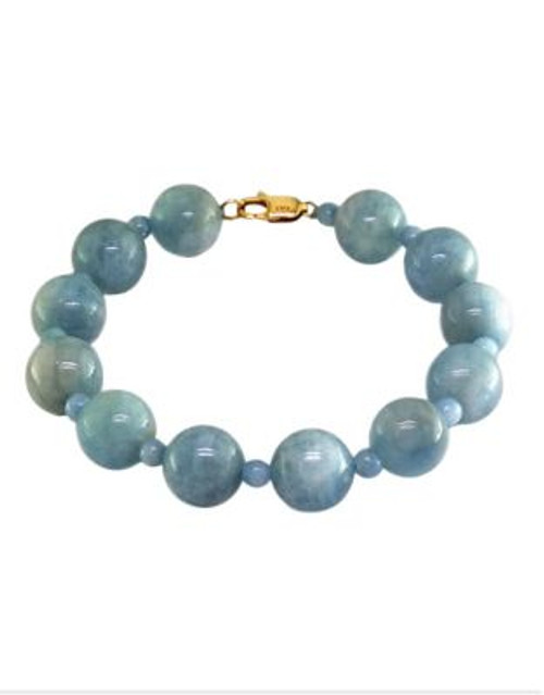 Effy 14K Yellow Gold Aquamarine Bracelet - AQUAMARINE