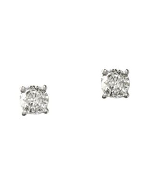 Effy 14K White Gold 0.50ct Diamond Earrings - DIAMOND