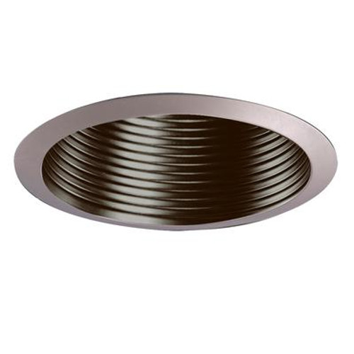 Satin Nickel Metal Baffle and Trim Ring-4 Inch Aperture