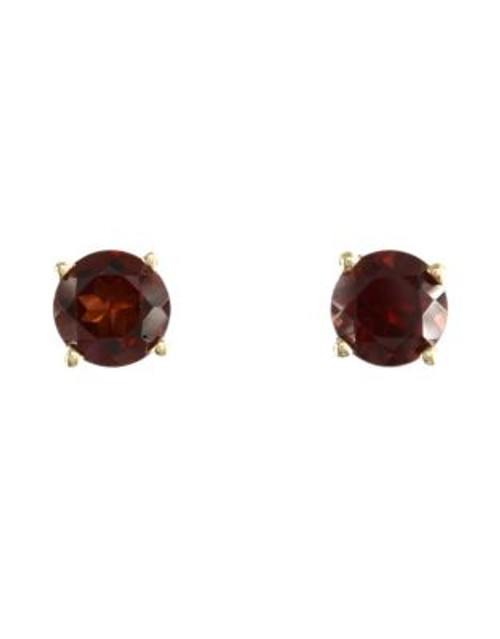 Effy 14K Yellow Gold Garnet Earrings - GARNET