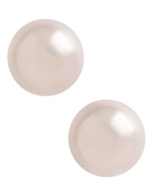 Fine Jewellery 14K Yellow Gold 8mm Akoya Pearl Earrings - PEARL