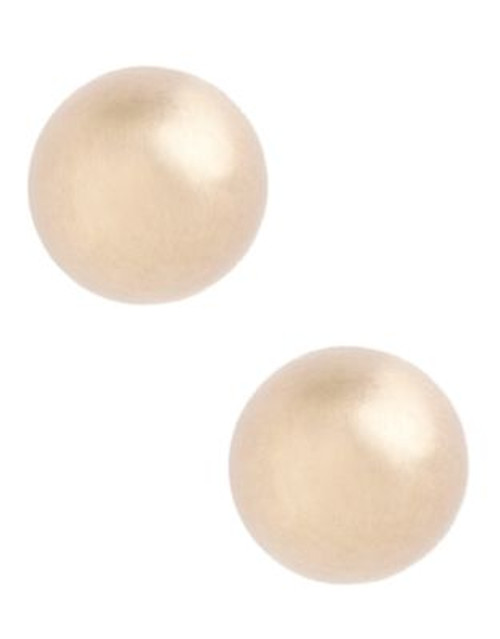 Fine Jewellery 14K Yellow Gold Satin Ball Earrings - YELLOW GOLD