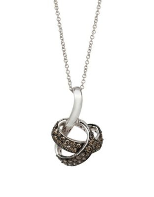 Le Vian Chocolate Diamonds 14K White Gold Diamond Necklace - WHITE GOLD