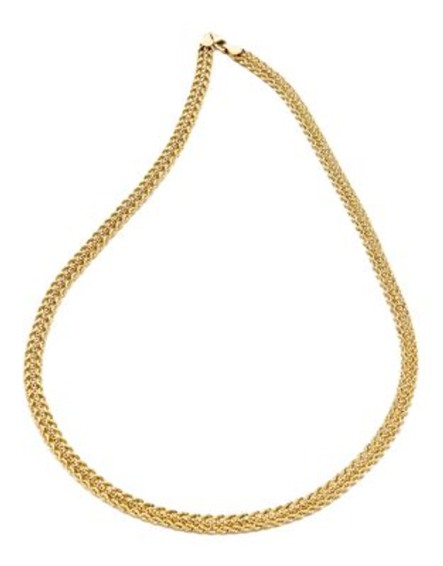 Fine Jewellery 14K Yellow Gold Hollow Rope Link Necklace - YELLOW GOLD