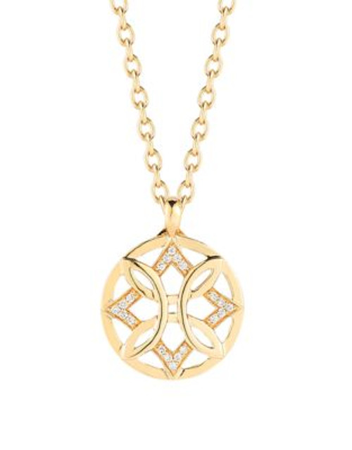 Ivanka Trump Aberdeen Necklace 18kt Yellow Gold 15mm in diameter - GOLD