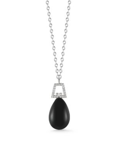 Ivanka Trump Toulouse Onyx and Diamond Necklace - ONYX